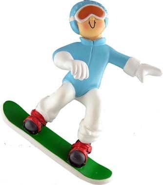 Ornament Central OC-107-F Female Snowboarder Figurine