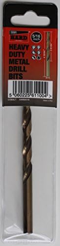 TTP HARD drills Bit 5/16-Inch, 1 X Imperial Drill Bit Cobalt For Drilling Harder Metals Stainless Chrome Aluminum Cast Iron