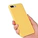 Yajuhoy iPhone 8 Plus Case / iPhone 7 Plus Case, Liquid Silicone Gel Rubber Case Soft Microfiber Cloth Lining Cushion Compatible with Apple iPhone 8 Plus (2017) / iPhone 7 Plus (2016) - Yellow