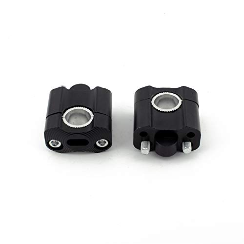 Asduaro Stuurwiel voor motorfiets, 1 paar, 22 mm, 28 mm, universeel, voor motorfiets en motorfiets, aanpassing, zwart - Image 3