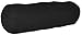 YogaAccessories Small Junior Sized Round Cotton Yoga Bolster - Black