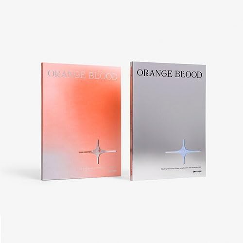 ENHYPEN : ORANGE BLOOD CD-R+Photocard A+Photocard B+Sticker+Postcard+Photo Paper+Poster with Lyrics+Photobook