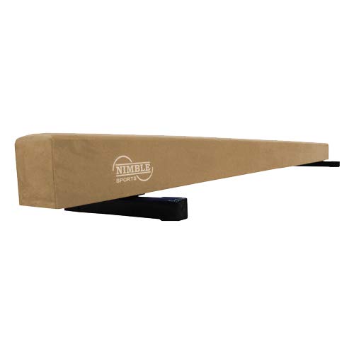 Tan 14-24in High 8ft Adjustable Balance Beam