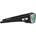 Oakley Mens OO9096 Fuel Cell Rectangular Sunglasses, Matte Black/Prizm Jade, 60 mm