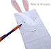 Easter Favor Bags - 50 Pack White Paper Lunch Treat Bags with Bunny Ear Attachment - 5