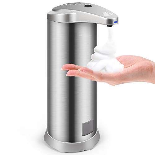 Embryant Automatic Soap Dispenser, Touchless Foaming Soap Dispenser Equipped Stainless Steel