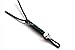 HOMIEBUDS TIKING Long Teeth Punisher Skull Shape Titanium Knife Lanyard Bead EDC Zipper Pull 550 Paracord Necklace Bead Pendant (Titanium)
