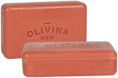 Olivina Men Bourbon Cedar Exfoliating Bar Soap - 2 Pack