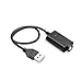 IBERLS 2 Pack USB Ego Charger Cable 510 Thread Adapter Cord with LED Indicator Light, Smart Over-Charge Protection