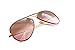 Ray-Ban AVIATOR FULL COLOR - ARISTA Frame PINK GRADIENT BROWN PHOTO Lenses 58mm Non-Polarized