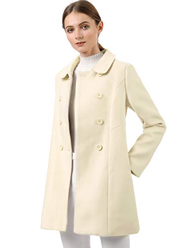 Photo 1 of Allegra K Women's Peter Pan Collar Double Breasted Winter Long Trench Pea Coat
SIZE XXXL