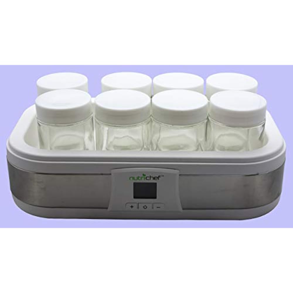 6 Yogurt Makers Oz Glass Jars Fit Instant Pot, Euro Cuisine GY1920, And