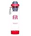 FIT Top Filtering Water Bottle, Red/Clear, 24-Ounce