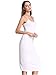 MSBASIC Women's Camisole Dress(Large, White)