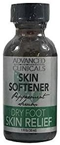 Advanced Clinicals Skin Softener Peppermint Serum Helps Soften Dry Skin Feeling Refreshed