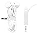Budsband - Cord Organizer/Earbuds Wrap/Cable Winder/Headphone Earphone Manager Winder Holder Keeper (Set of Two White)