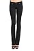 TheMogan Vintage Versatile Washed Stretch Denim Mid Rise Slim Boot Cut Jeans