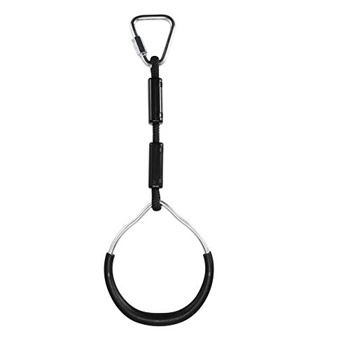 letsgood Colorful Swing Gymnastic Rings - Outdoor Backyard Play Sets & Playground Equipment for Ninja Line, Monkey Ring, Climbing Ring, Obstacle Ring - Swing Toys Set for Kids Boys Girls