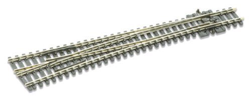 Peco N Scale Code 80 Electrofrog #8 Left-Hand Turnout