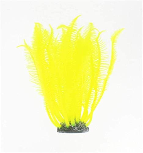 Teydhao Aquarium Decorations Fish Tank Artificial Green Water Plants Artificial Aquarium Plants Realistic Large Kelp Small Made of Silk Fabrics Plastic, Non-Toxic & Safe for All Fish & Pets