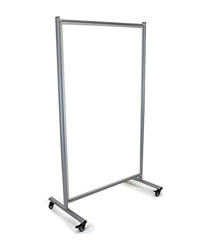 Mobile Magnetic Whiteboard Room Divider (1 Pack)