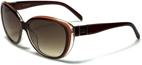 Fashion Eyewear Women's New 2014 Thick Frame Cat Eye Sunglasses-DG71245 (Brown-Orange)