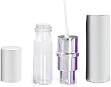 ZHIYE Perfume Atomiser Spray Bottle 10ML 3 Pieces Refillable Travel Set Black view 3