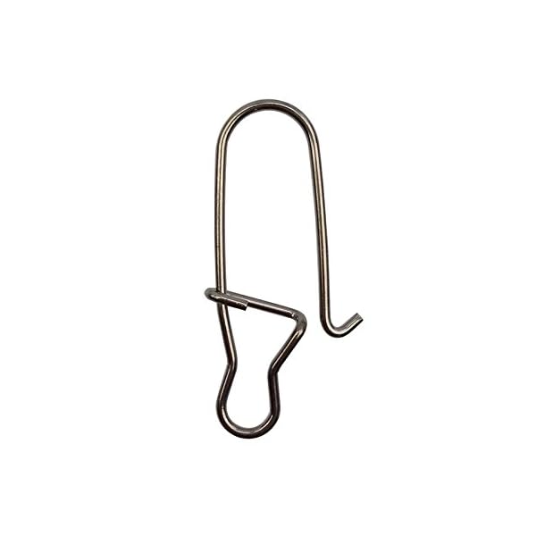 Easy-Catch-100-Count-Pack-Duo-Lock-Snaps-Size-0-8-Black-Nice-Snap-Swivel-Slid-Rings-Stainless-Steel-USA-Fishing-Tackle-Kit-Test-26LB-220LB