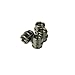 1911 Grip Screw Bushings with Black Zinc Coating x4 pcs (Screws Sold Separately)