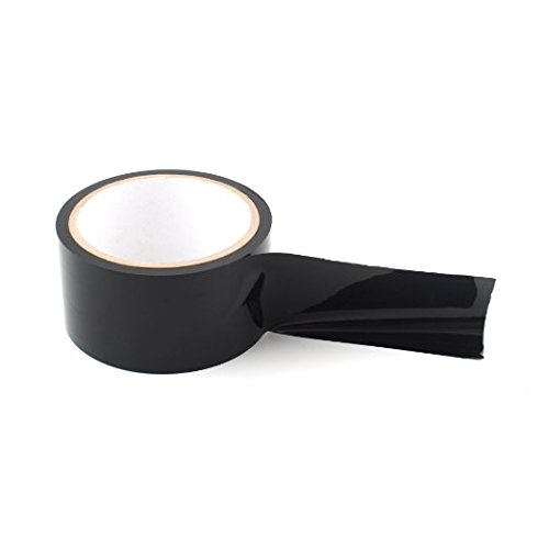 Black 15m No Glue Electrostatic Adsorption Sex Bondage Adhesive Tape BDSM Adu.