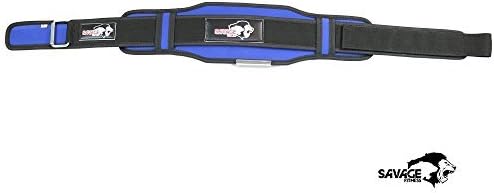 Savage Fitness Weightlifting Belt - Durable - Very Comfortable To Use - Back Support - Crossfit - Olympic Belt - Power Lifting - Fit Weightlifting Belt - Squats - Deadlifts - Secure Velcro Strap