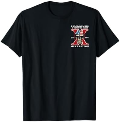 Amazon.com: CHIARA CONTI11 Gen X The Badass Generation Tshirts