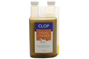 William Hunter Equestrian CLOP Liquid Calmer 1 Litre - for nervouse & excitable Horses or thoses That Suffer from Stress. Contains Valerian