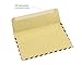 BeeChamp 50pcs A7 Self-Sealing Gummed Vintage Airmail Style Invitation Envelopes, Brown Kraft