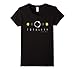 Womens Total Eclipse Shirt 2017, Solar Eclipse Phases Totality Gift Medium Black