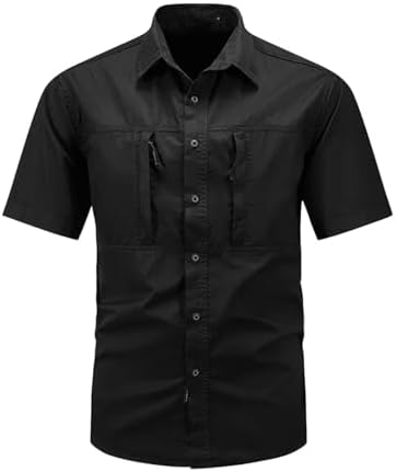 Amazon.com: Galaxy by Harvic Mens Short Sleeve Casual Button Down