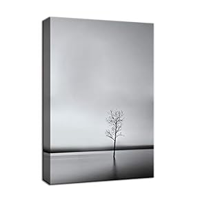 Canvas Wall Art for Living Room,Bedroom Home Artwork Paintings Single Tree Ready to Hang - 12x18 inches