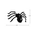 Popmall Scary Halloween Spider, Realistic Fake Hairy Black Spiders for Halloween Parties Haunted Outdoor Decor