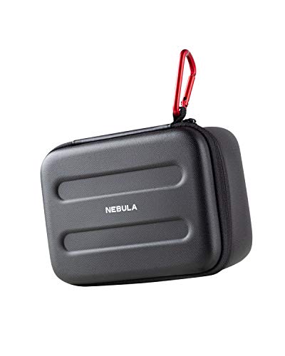 Nebula Apollo Official Travel Case, by Anker, Vegan Leather, Soft Ethylene-Vinyl Acetate Material, Splash-Resistance, Premium Protection Projector Travel Case