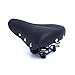 UNISTRENGH Sprung Vintage Bike Saddle Comfy Wide Saddle Comfortable Bicycle Seat Foam Padded Cushion for Men Womenthumb 3