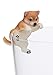 Kitan Club Putitto Shiba Inu Dog Cup Toy - Blind Box Includes 1 of 8 Collectable Figurines - Hangs on Thin, Flat Edges - Authentic Japanese Design - Made from Durable Plastic, Premium Quality