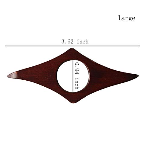 Book Page Holder Walnut Colcor Thumb Bookmark No Oil Left Personal Book Assistant Novel Reading Accessories Gifts for Readers Book Lovers Gifts Bookworm Gifts Literary Gifts Book Accessories (Large)