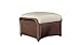 Lloyd Flanders 72227-070-Y45 Freeport Collection Ottoman in Chocolate Loom Finish, Dupione Laurel