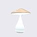 Bedside Lamp, Yikeshu Motion Sensor Led Desk Lamp with USB Air Purification Anti-radiation Eye-Protection Rechargeable LED Lamp Mushroom Exterior White