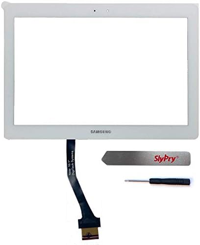 JOEMEL OEM White Touch Screen Touchscreen Digitizer Glass Panel + Lens Cover Repair Fix Replace Replacement Part for Samsung GT-P5100 P5113 N8000 N8010 N8013 for Galaxy Tab 2 10.1