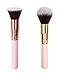 IDEMIN Flat top Kabuki Foundation Brush - Makeup Brush for Liuquid, BB Cream, Stippling, Blending, Buffing, Setting Make Up, Blush brush.