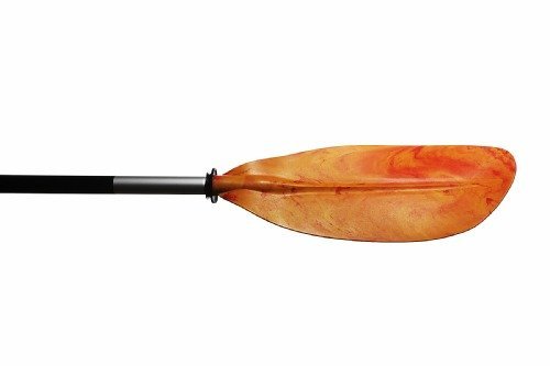 H2o Kayaks Flame Asymmetrical Kayak Paddle 220 cm Orange/Swirl 2 Part
