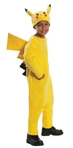 Rubie's Deluxe Pikachu Pokemon Costume for Kids