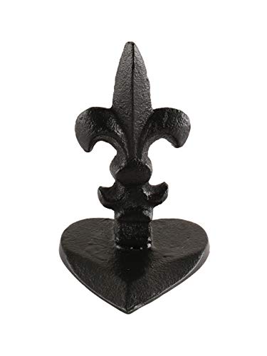 Ardour Heavy Duty Cast Iron Doorstops - Decorative Door Stopper - Stop Your Bedroom, Bath Doors - Fluer di Lis - Thumbnail 3