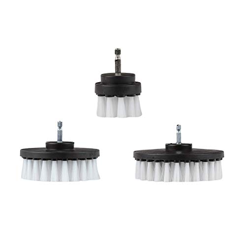 Drill Brush, LtrottedJ 3Pcs Grout Power Scrubber Cleaning Brush Tub Cleaner Combo Tool Kit